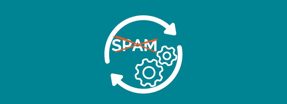 Visual spam update news message