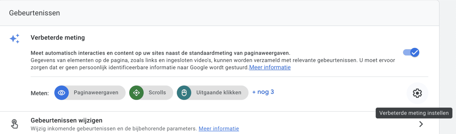 visual van hoe je een interne zoektermen rapport maakt in Google Analytics 4