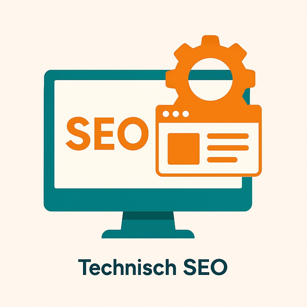 Beeldscherm waar SEO op staat