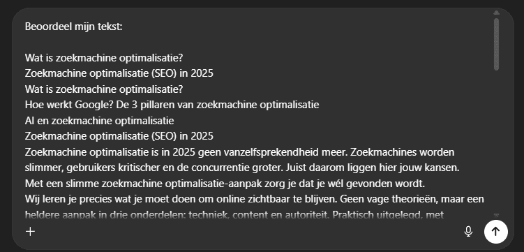 stap 1 beoordeel mijn tekst