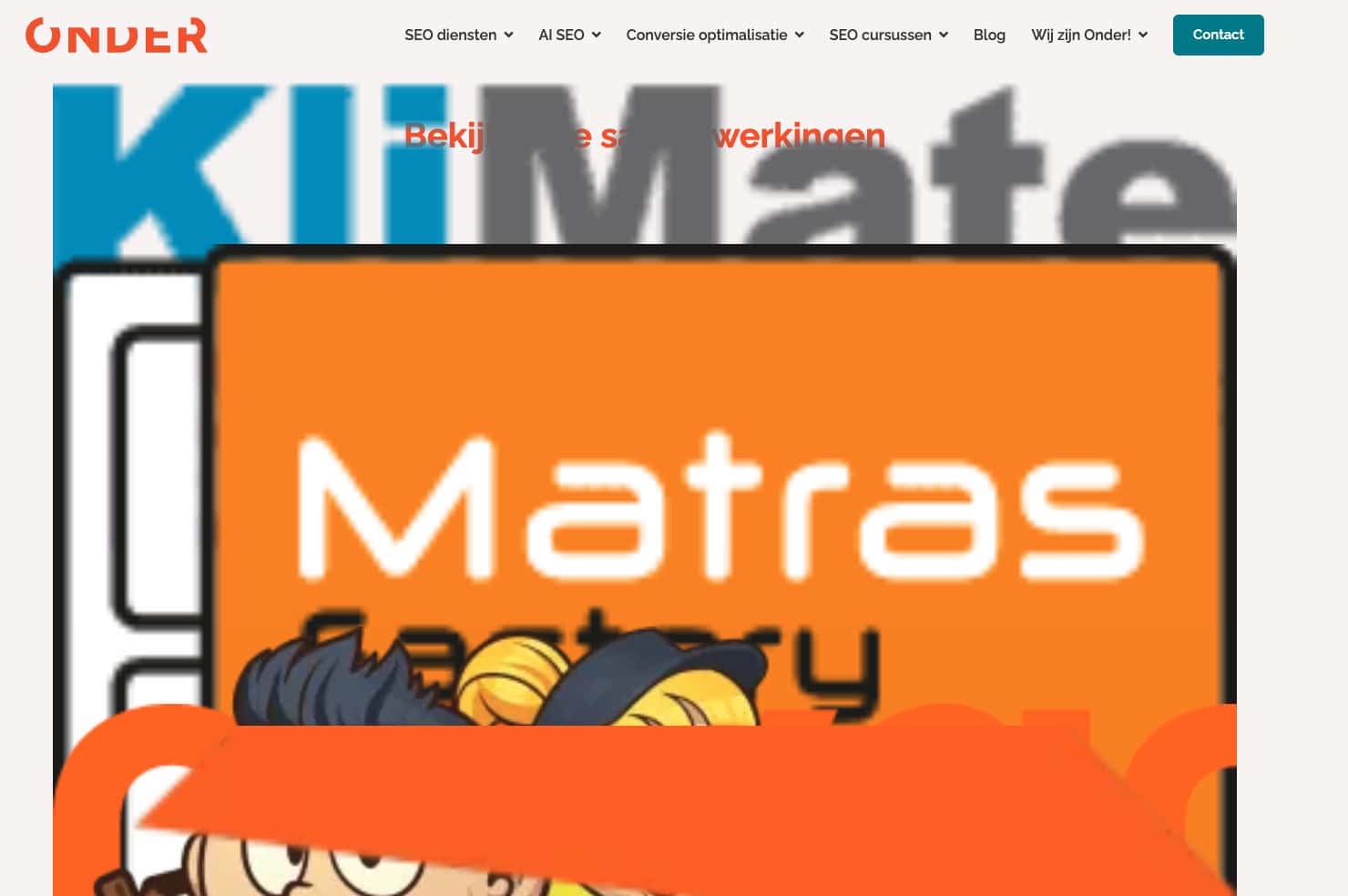 Als Java Script uit staat, staat de content door elkaar